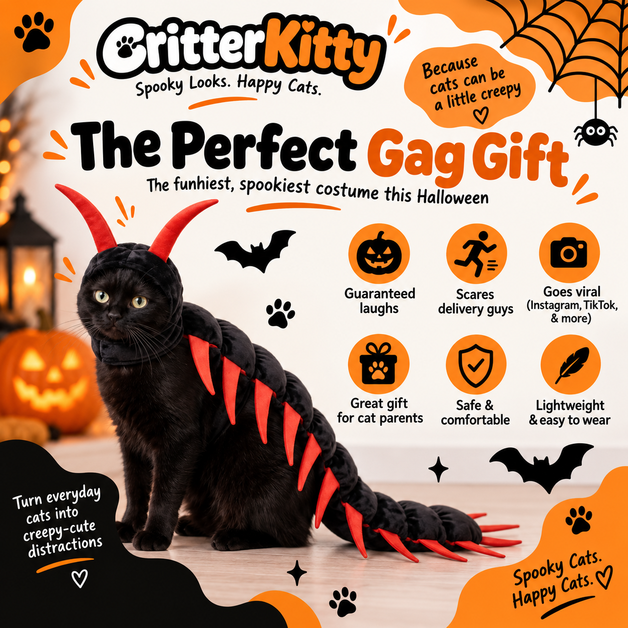 CritterCrawl™ Cat Costume